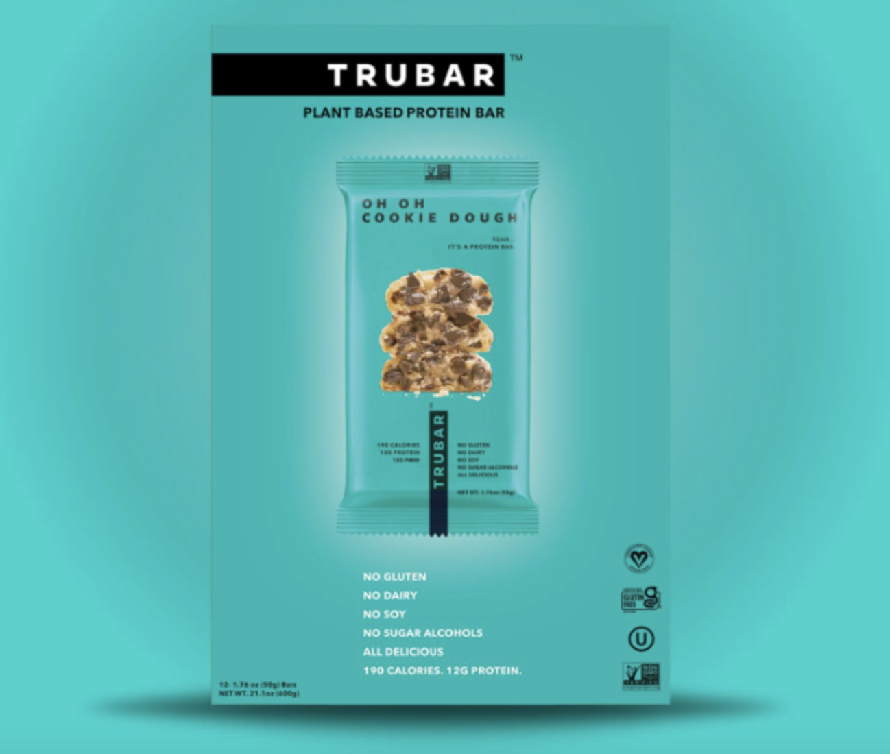 Trubar Oh Oh Cookie Dough Protein Bars